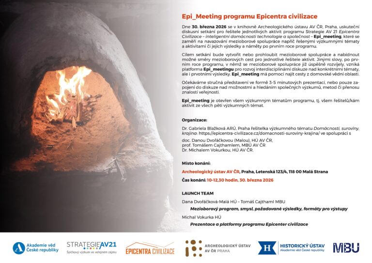 Epi_Meeting – Epicentra civilizace – Program