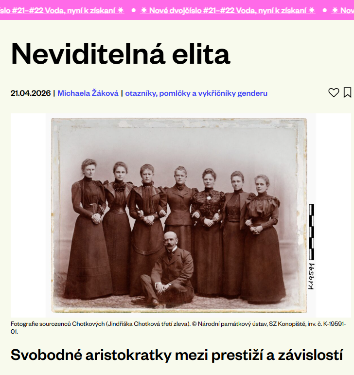 Neviditelná elita – popularizace vědy